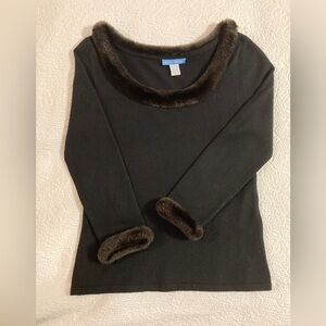 White + Warren Silk and Cashmere Sweater